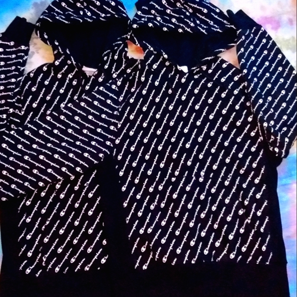 2 Champion hoodies